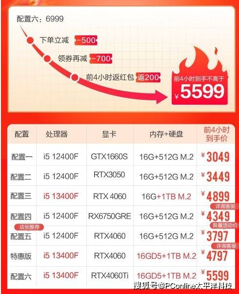 i5+RTX4060不到4000元双12性价比神机：宁美龙魂游戏主机